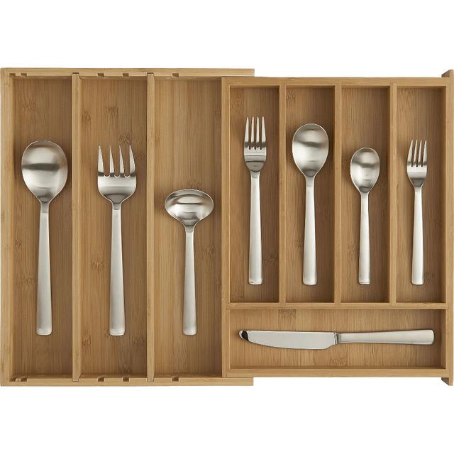Bamboo Flatware Tray